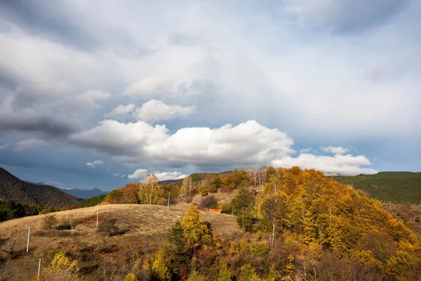 Paisagem Montanha Colorida Outono Nas Montanhas — Fotografia de Stock