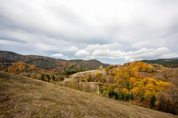 Красочный Горный Пейзаж Осень Горах — стоковое фото