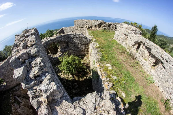 Κάστρο Αλί Πασά Κοντά Στην Πάργα Ελλάδα — Φωτογραφία Αρχείου