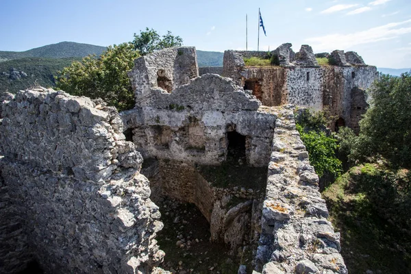 Замок Алі Паша Біля Парги Греція — стокове фото