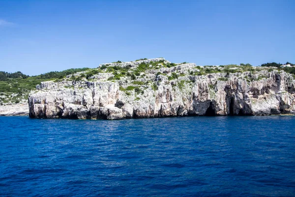Increíble Vista Panorámica Isla Antipaxos Epiro Grecia — Foto de Stock