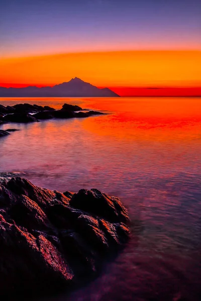 Sunrise at sea. Morning at sea. HDR Image (High Dynamic Range).