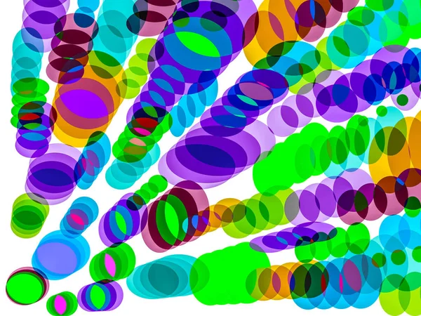 さまざまな幾何学的な数字と色の抽象化 ストック画像