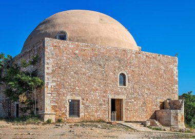 Sultan İbrahim Han Camii Venedik Fortezza veya Girit, Yunanistan 'daki Kale