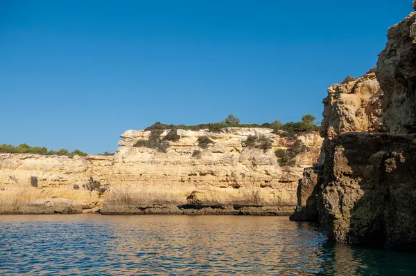 Formaciones Rocosas Costa Del Algarve Portuga — Foto de Stock