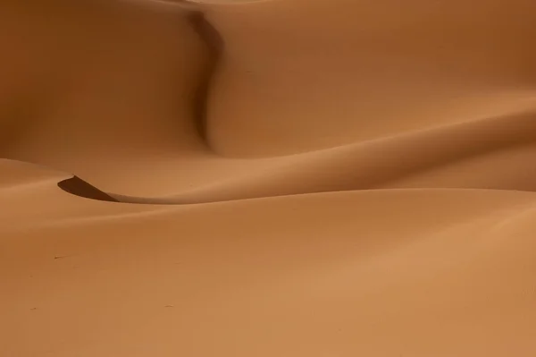 Oranje Duinen Van Libische Sahara Deser — Stockfoto