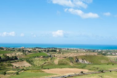 Agrigento ili panoramik görünümü