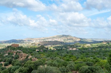 Agrigento, Sicilya, İtalya 3 Mayıs 2024: Agrigento, Sicilya, İtalya 'daki Tapınak Tapınağı