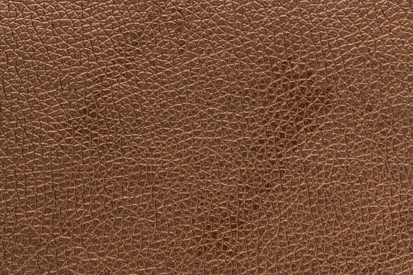 Brown Bronze Fundo Couro Artificial Sintético Com Textura Pura Espaço — Fotografia de Stock