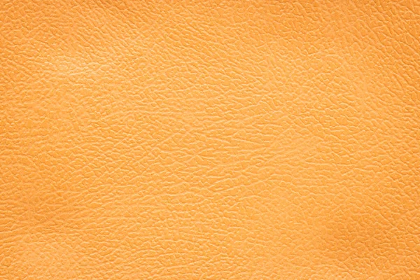 Fondo Cuero Artificial Sintético Naranja Con Textura Pulcra Espacio Copia — Foto de Stock