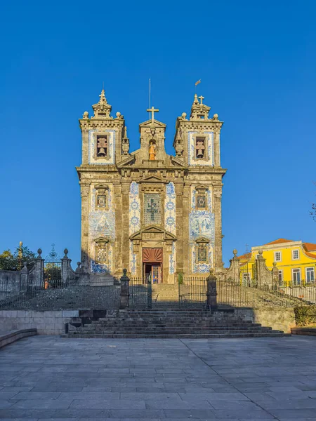 Chiesa Sant Ildefonso Igreja Santo Ildefonso Una Chiesa Settecentesca Porto — Foto Stock