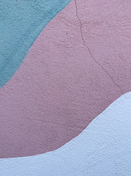 Closeup of colorful urban wall texture. Modern pattern for wallpaper design. Creative urban city background. Abstract open composition. Minimal style, solid colors