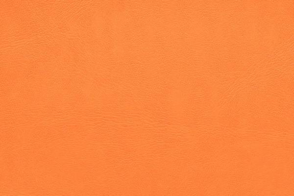 橙色人造或合成皮革背景与整洁的纹理和复制空间 皮革样表面织物样品 用于室内装潢 缝纫或鞋类项目 — 图库照片