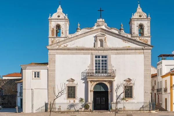 stock image Santa Maria Church in Lagos in the Algarve in Portugal