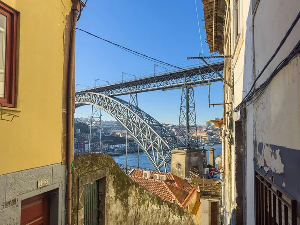 Narrow Streets Oporto City Portugal Historic Centre Porto Designated Unesco — Fotografia de Stock