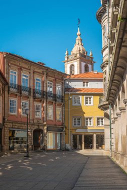 Old town architecture of Braga, Portugal. The city was the European Youth Capital in 2012