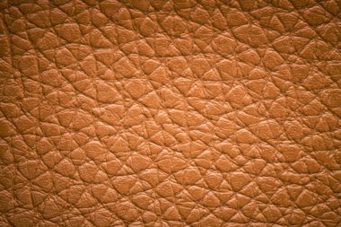 Kahverengi imitasyon yapay deri doku arka planı. Soyut