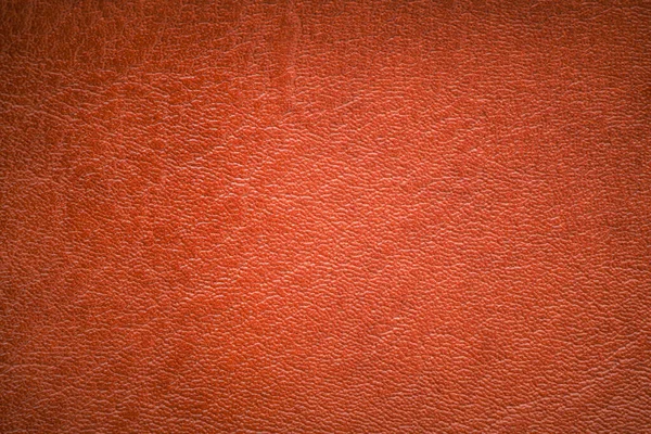 Textura Cuero Naranja Utilizada Como Fondo Clásico Lujo Imitación Fondo — Foto de Stock