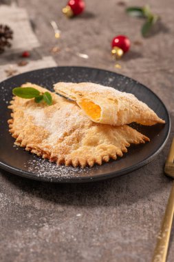 Vila Real, Portekiz 'den geleneksel Portekiz usulü Cristas de Galo tatlısı.