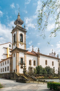 Sao Francisco church in Ponte de Lima town, Portugal. Ponte de Lima is the oldest village in Portugal. clipart