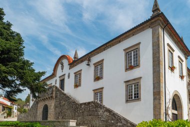 Building of municipality at Ponte de Lima in Portugal. clipart