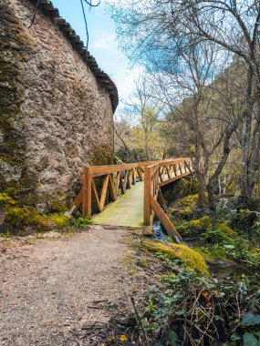 Trilho dos Gaios. Tabua, Coimbra 'daki Cavalos Nehri boyunca yürüme yolları, Portekiz' in merkezi.