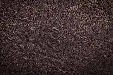 Dark brown leather texture with fine, intricate grain patterns and subtle creases, showcasing a rich, natural look and feel, ideal for upholstery or fashion clipart