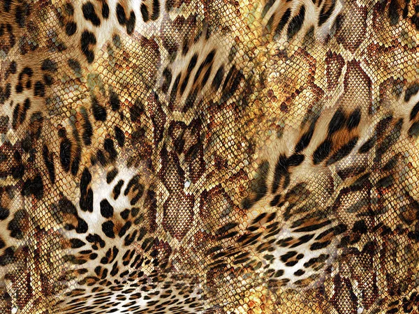 Текстура Змеи Леопарда — стоковое фото