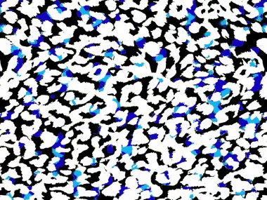 Renkli leopar deseni, neon rengi