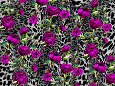 Çiçek deseni, hayvan dokusu arka plan, leopar deseni..