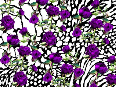 Çiçek deseni, hayvan dokusu arka plan, leopar deseni..