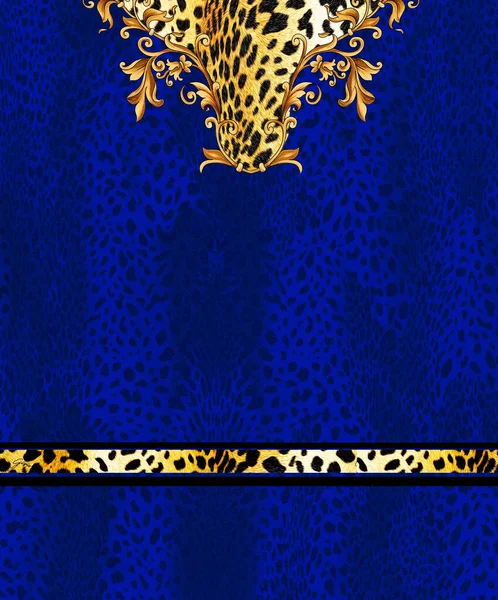 Кожа Леопарда Мех Леопарда Рисунок Животного — стоковое фото