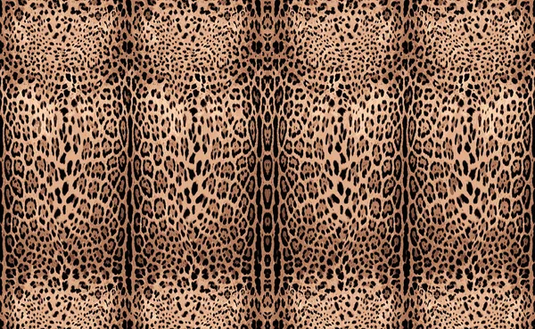ヒョウの皮膚パターン ヒョウの毛皮 動物のパターン — ストック写真