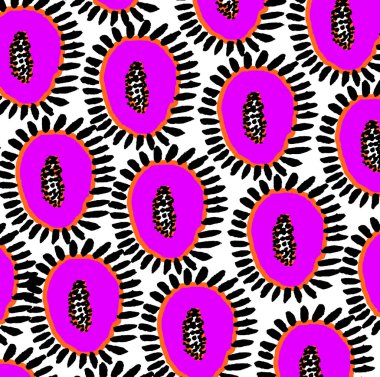 Renkli tekstil kumaş deseni