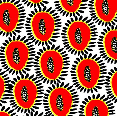 Renkli tekstil kumaş deseni