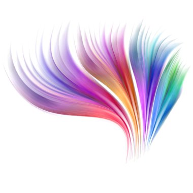 Renkli ışıklarla soyut arkaplan