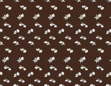 Seamless illustration flowers pattern, flowers, leaves, tropic, exotic, nature design.