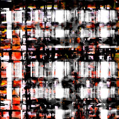 Seamless brush effect geometric, plaid, lines, stripe pattern, watercolor lines.