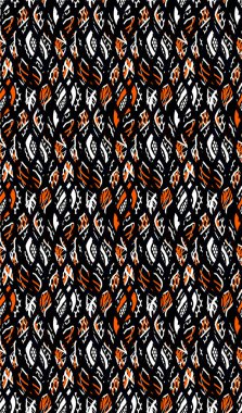 Çiçek desenli kusursuz desen