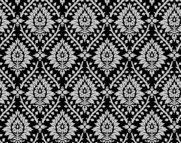 Seamless illustration ethnic design, baroque pattern.