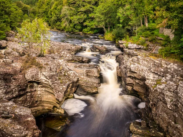 Invermoriston Falls River Moriston Side Loch Ness Highland Region Scotland — Stock fotografie
