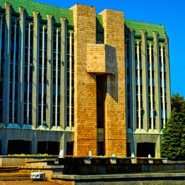 Modern mimari. Dnipro, Ukrayna