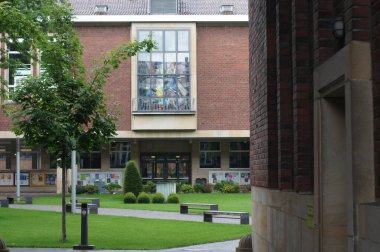 Üniversite kampüsü. Munster, Almanya