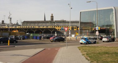 Hengelo tren istasyonu. Hollanda