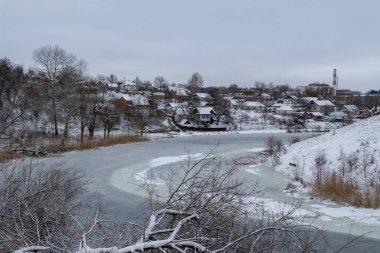 Kam 'yanka yakınlarındaki Tiasmyn Kanyonu, Ukrayna, Çerkasya Oblastı