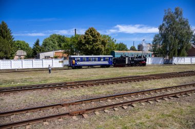 Haivoron, Ukrayna - 18 Mayıs 2024: Haivoron tren istasyonu