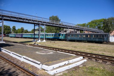 Haivoron, Ukrayna - 18 Mayıs 2024: Haivoron tren istasyonu