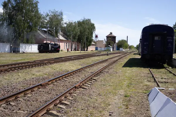 stock image Haivoron, Ukraine - May 18, 2024: Haivoron railway station