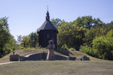 Kaniv, Ukrayna - 1 Eylül 2024: Ukrayna Ortodoks Kilisesi (Ukrayna Ortodoks Kilisesi))