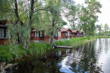 Cherkasy, Ukrayna - 9 Mayıs 2024: Selena Aile Resort Bölgesi 